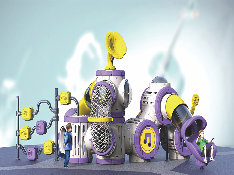 音樂(lè)繽紛桶組合滑梯-DX-006CL